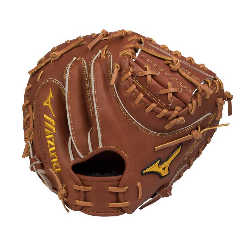 Catchers Mitt Mizuno Pro Limited Edition 33.5" Hombre Marrones Baratas WTRP-43581